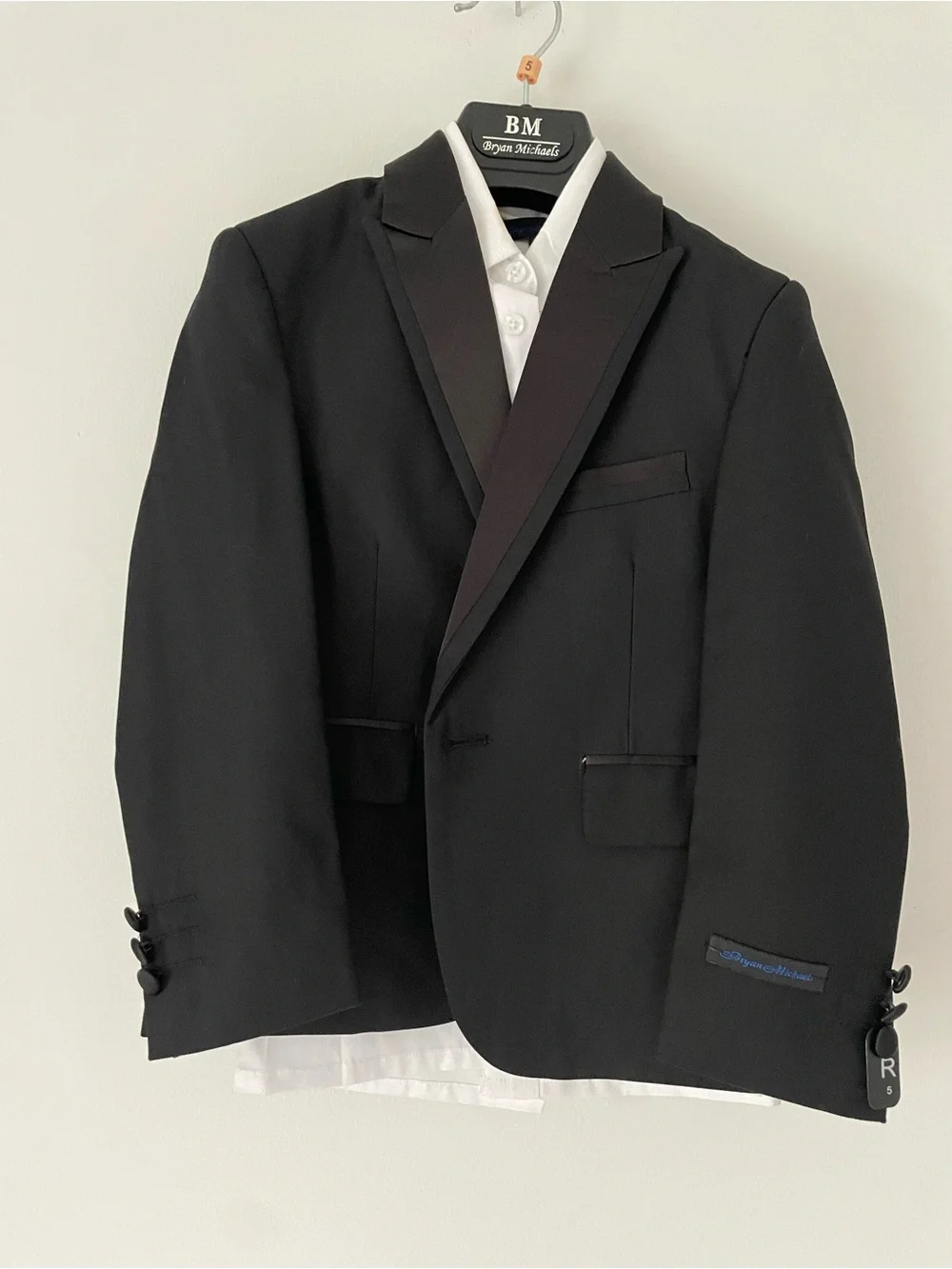 Michaels Black Jacket in Garment Bag